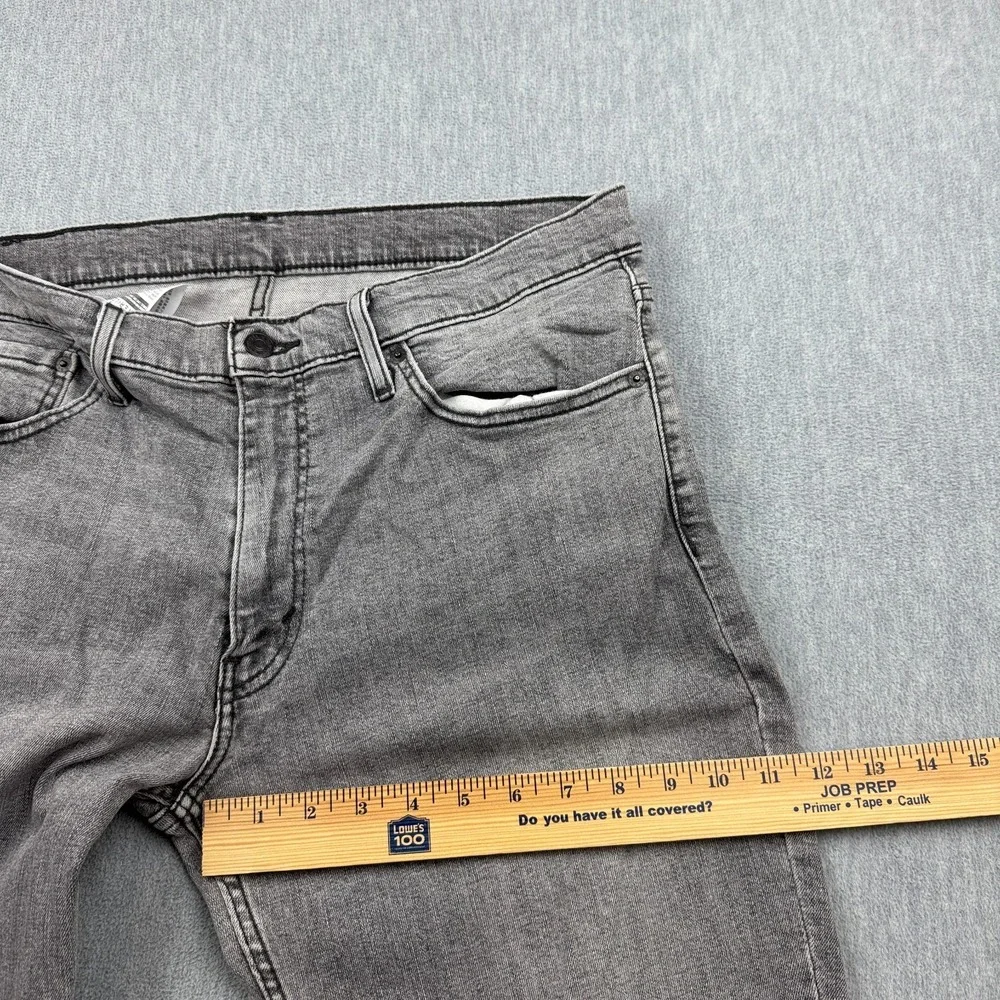 Levis 511 Jeans Mens 36x30 Gray Slim Fit Utility Straight Denim Pants Workwear